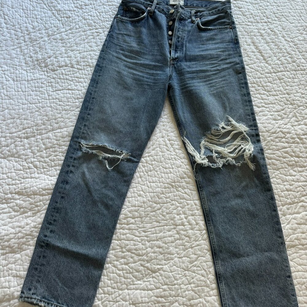 Agolde 90s High Rise Pinch Waist Straight Leg Jeans